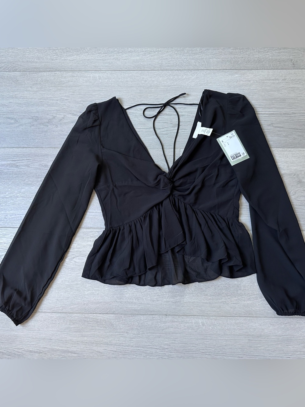 NWT H&M black long sleeve